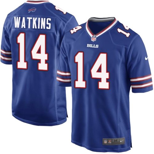 Youth Game Sammy Watkins Nike Jersey Royal Blue Home - #14 NFL Buffalo Bills
